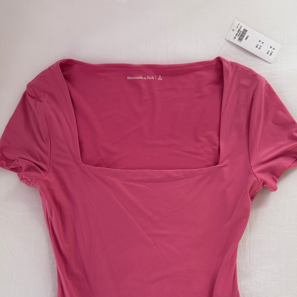 Pink Abercrombie Bodysuit